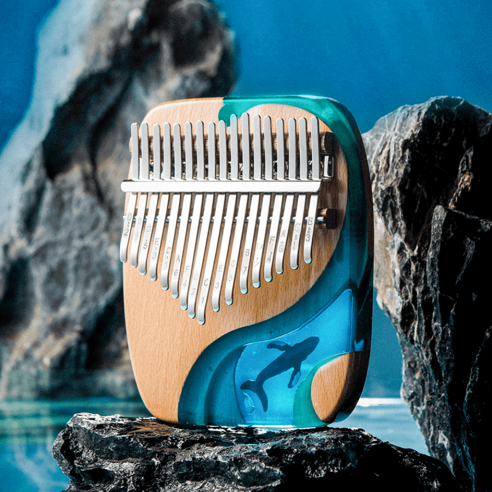 Kalimba 17 / 21 Key Hluru Blue Whale