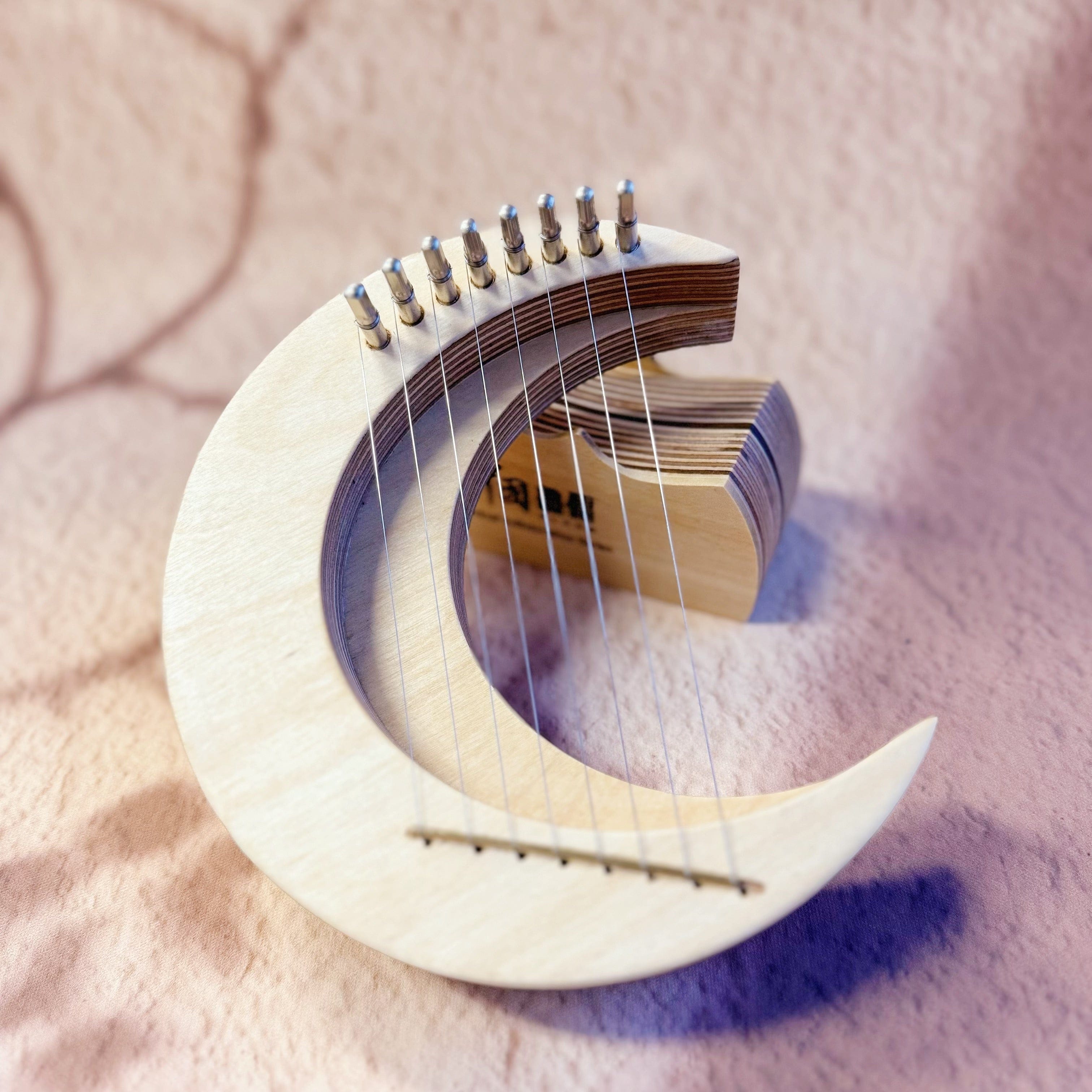Moon Lyre Harp 8 String Hluru Mini C Major
