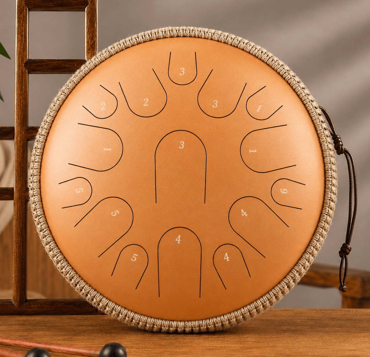 Hluru Steel Tongue Drum tank drum handpan musical instrument 14" 15-Note D Major. Buy Hluru steel drum Australia Happy Drum Meditation Sound Healing