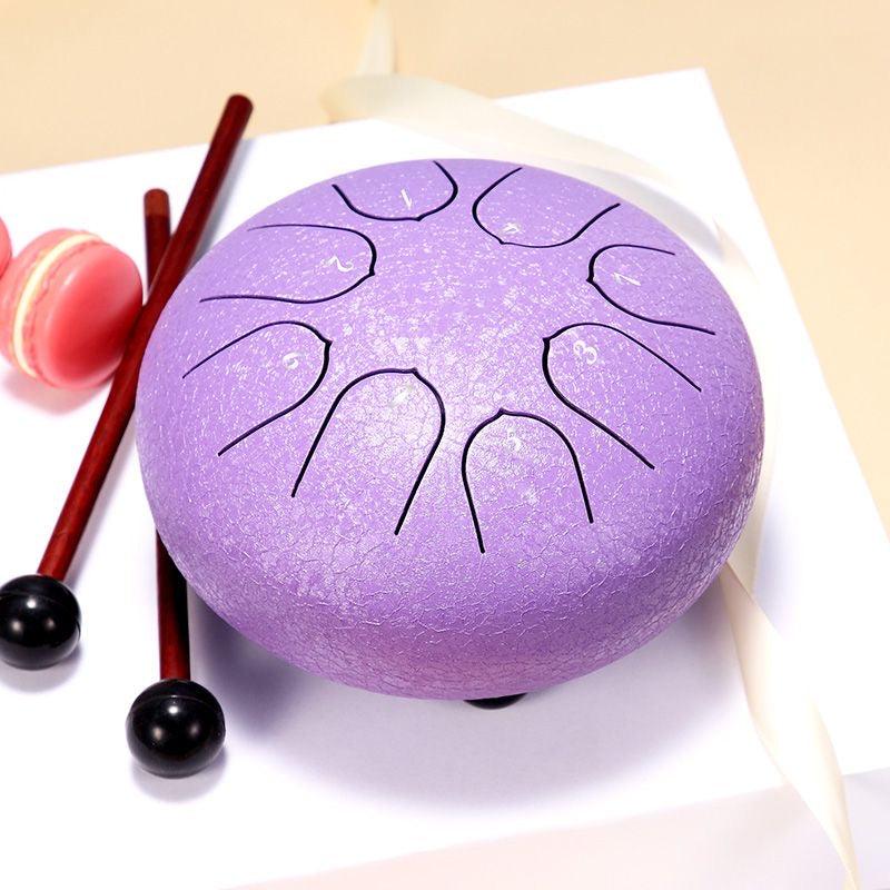 Hluru Steel Tongue Drum Mini 6" 8-Note C Major (10 Colours) - Little Kalimba Shop