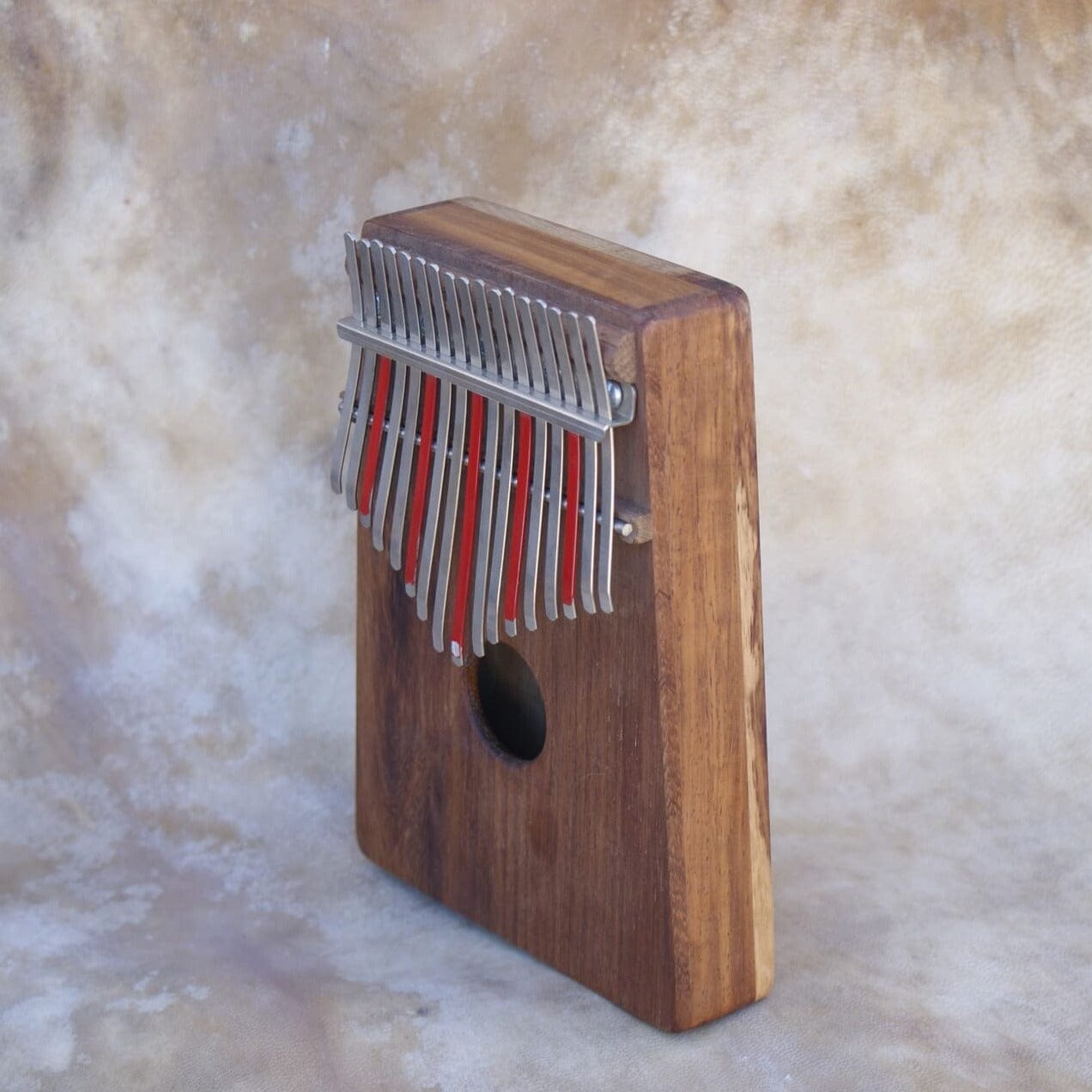 Hugh Tracey Treble Kalimba 17 Key mbira thumb piano musical instrument sound healing musical therapist with Electronic Pickup Handcrafted in South Africa