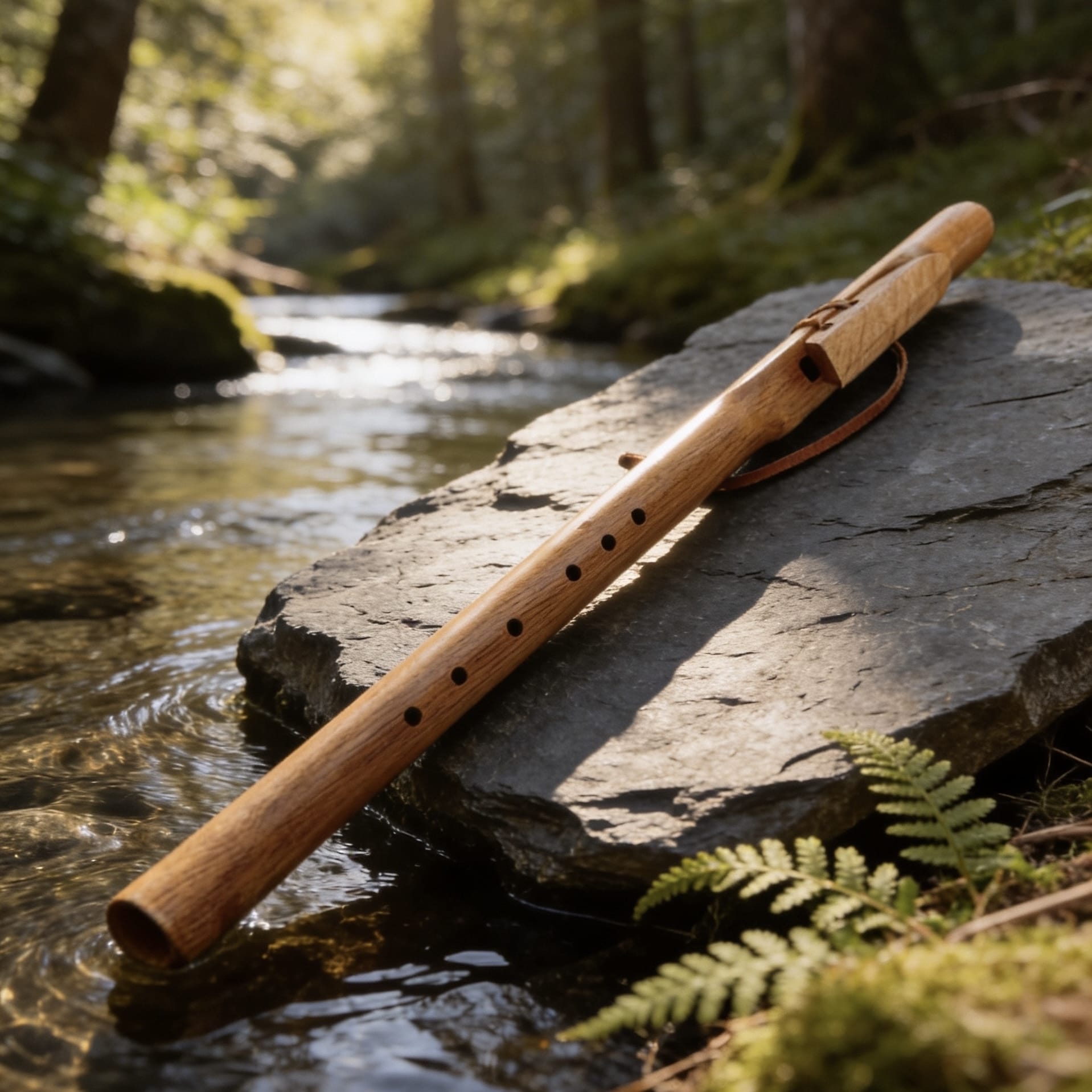 Native American Style Flute Walnut / Sheoak 53cm