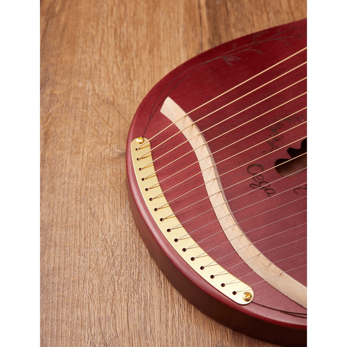 Lyre Harp 19 String CEGA Reindeer Mahogany w/Bag - Multiple Colors mini harp celtic harp sound dhealing music therapy