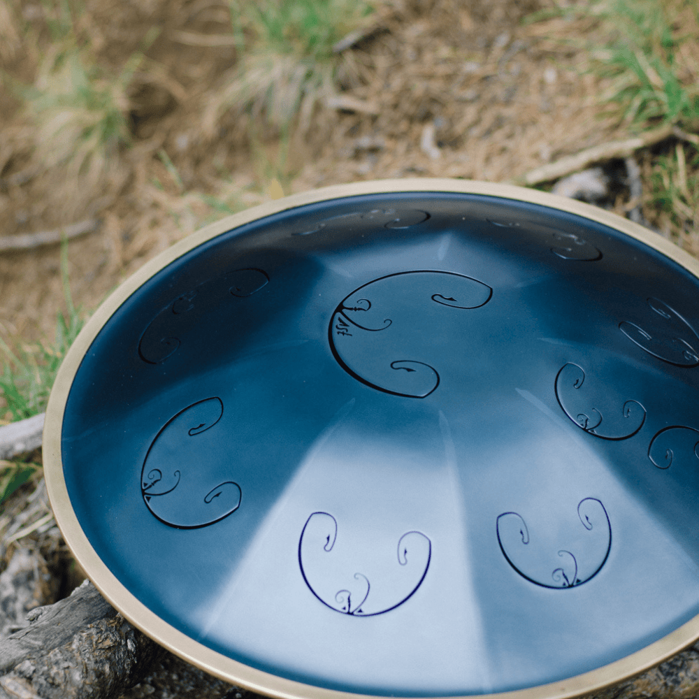 RAV Vast B Celtic Double Ding Indigo 432hz handpan steel tongue drum tank drum meditation sound healing Australia