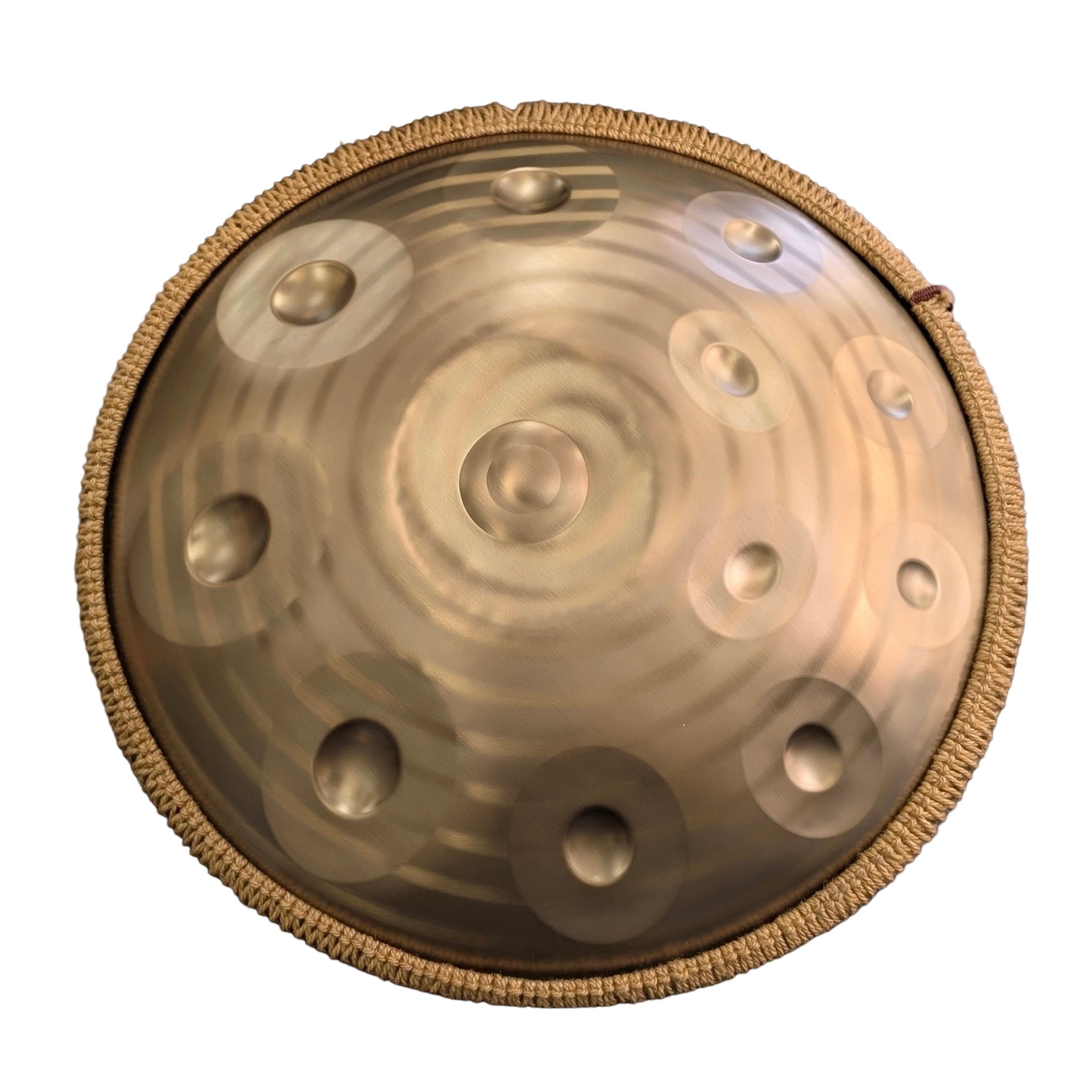 Buy beginner handpan in Australia – 55 cm 12-note D Kurd handpan, 432 Hz tuning, ideal beginner handpan for meditation, music therapy, acoustic performance, and creative expression.