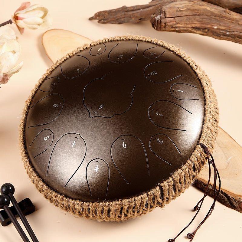 Steel Tongue Drum 13" 15-Note D Major (4 Colours) - Little Kalimba Shop