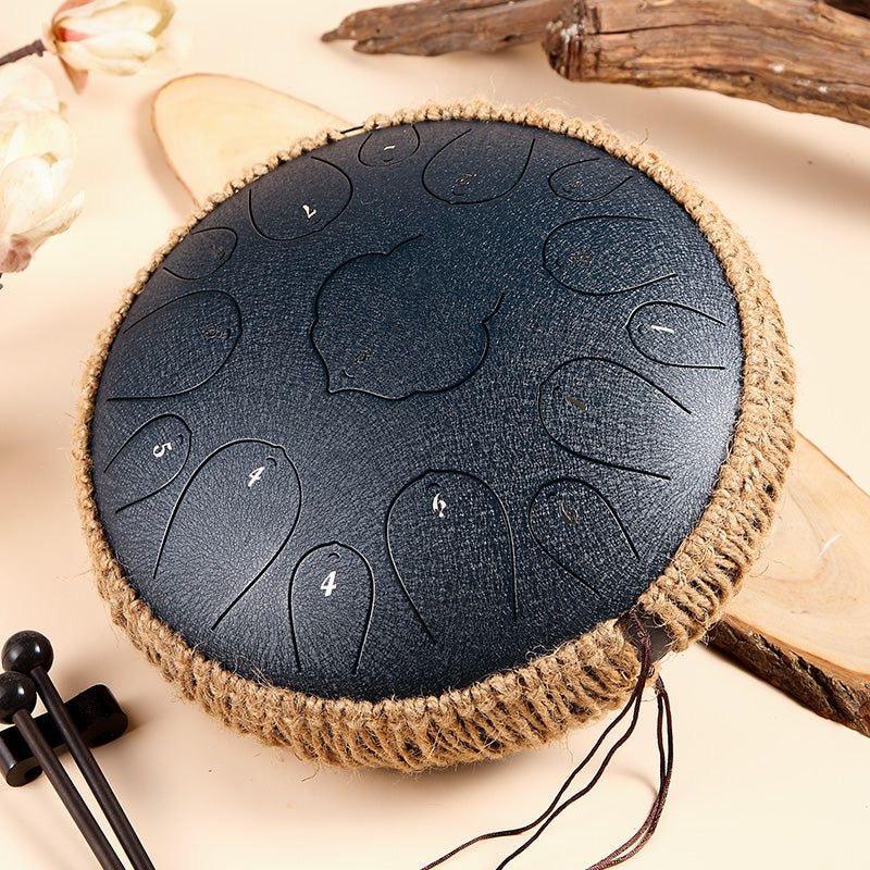 Steel Tongue Drum 13" 15-Note D Major (4 Colours) - Little Kalimba Shop