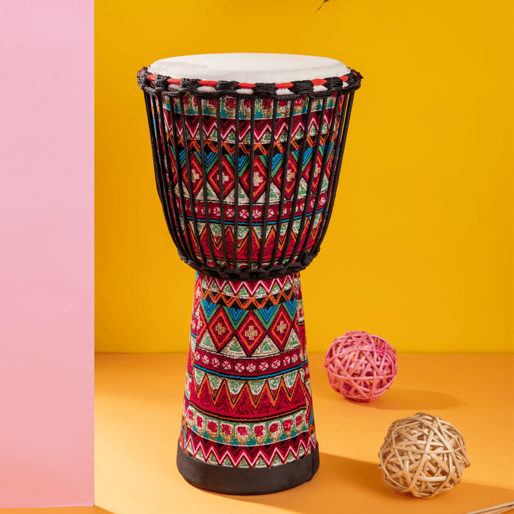 Djembe Natural Hide Head Traditional Rope 12" (2 Colours) africa drum