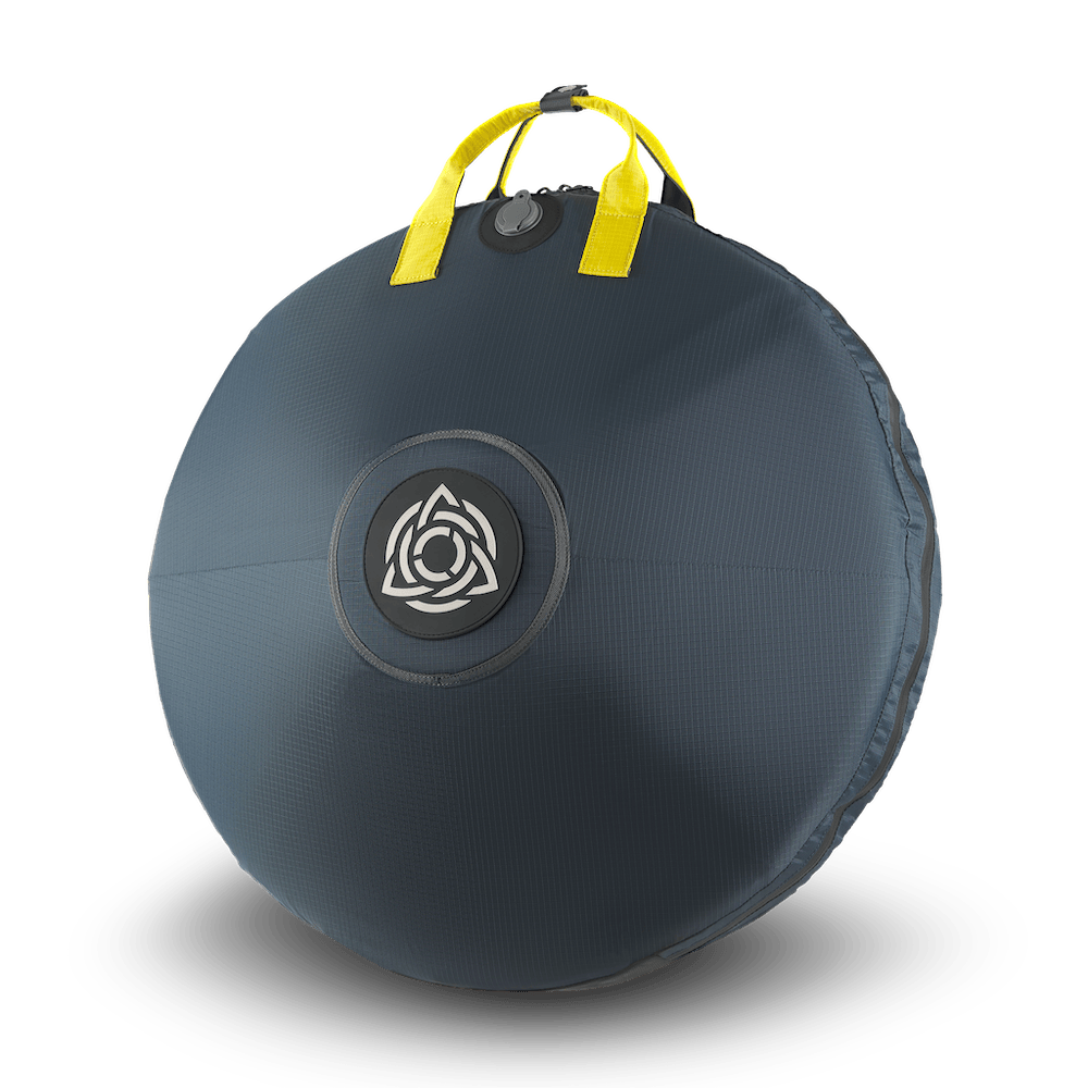 AJP Signature Airtek 2.0 Medium inflatable handpan bag front view.
