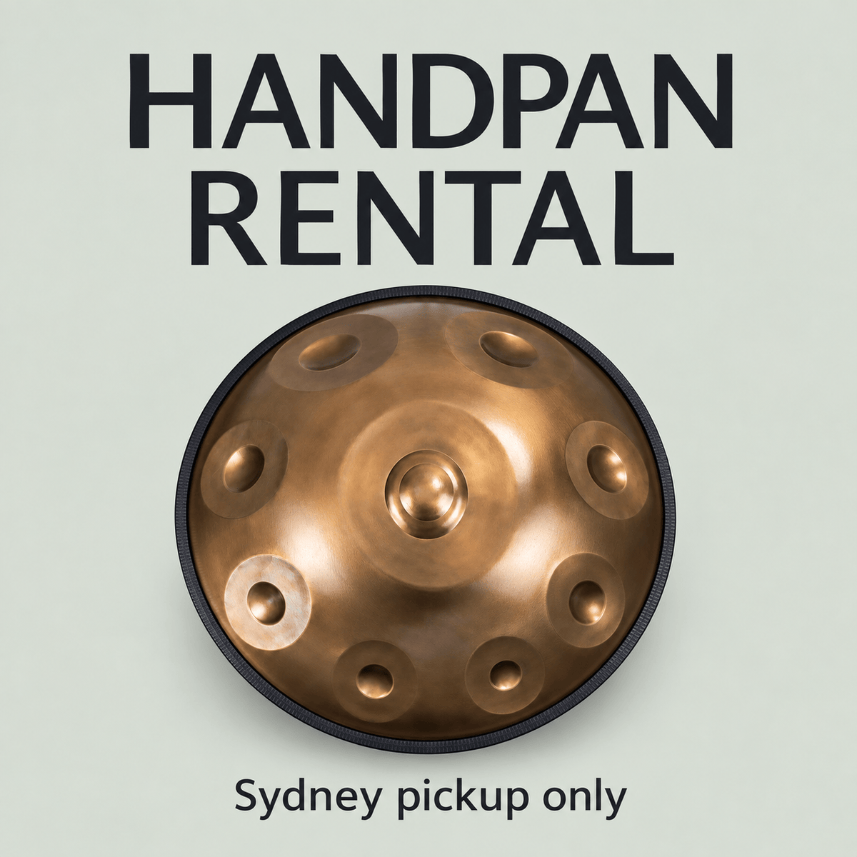 Handpan Rental – Sydney Pickup Only