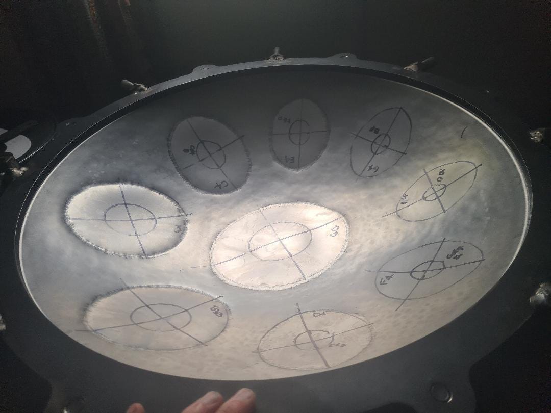 Octopan Handpan D Celtic 9 Note 432hz