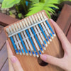 kalimba musical instrument sound healing musical therapy Handmade in Africa