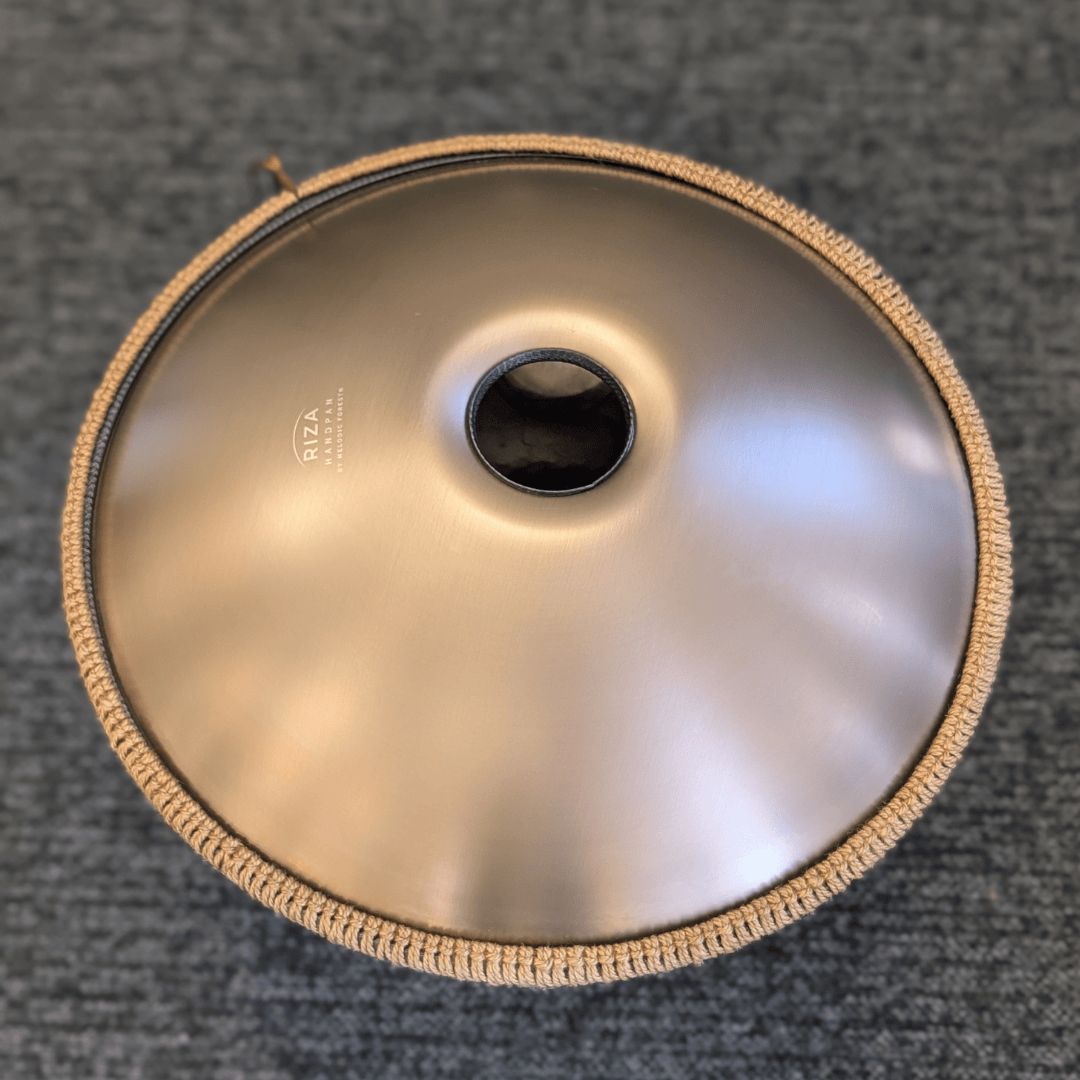 Riza Handpan 10-Note D Kurd Beginner Gold 55cm Riza Handpan 10-Note D Kurd Beginner Gold 55cm